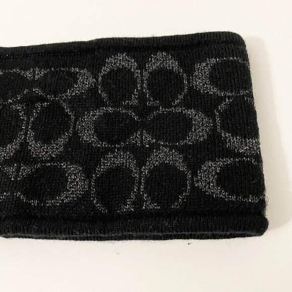Coach Knit Headband Ear Warmer Flaws - Picture 5 of 16